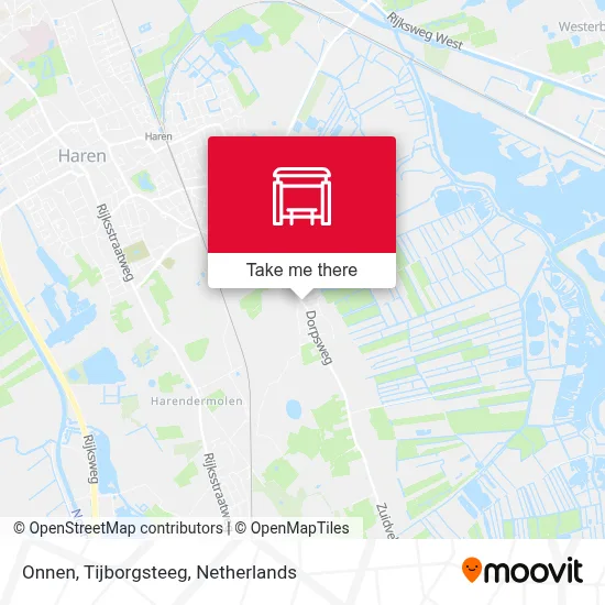 Onnen, Tijborgsteeg Karte