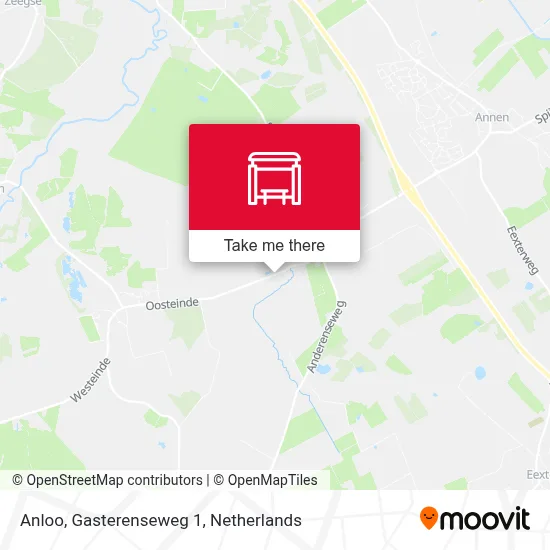 Anloo, Gasterenseweg 1 Karte