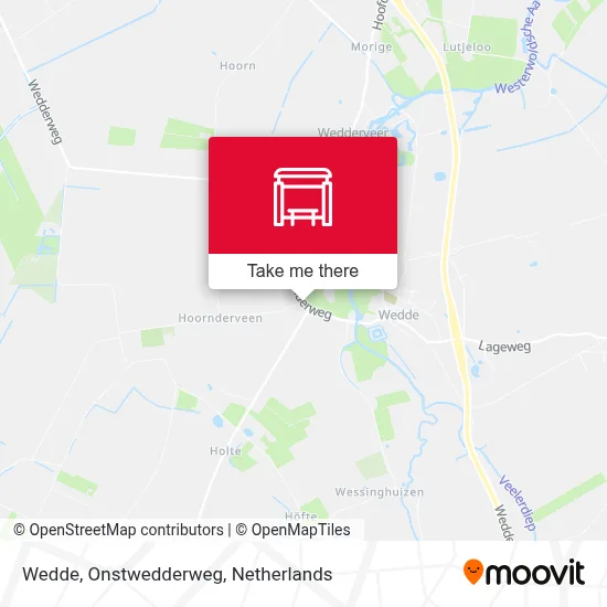 Wedde, Onstwedderweg map