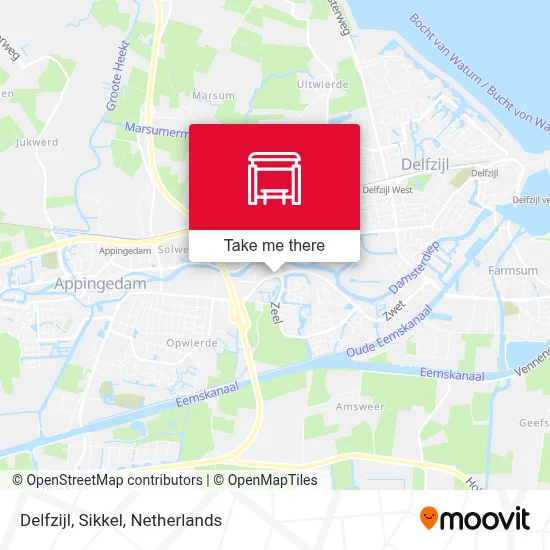 Delfzijl, Sikkel map