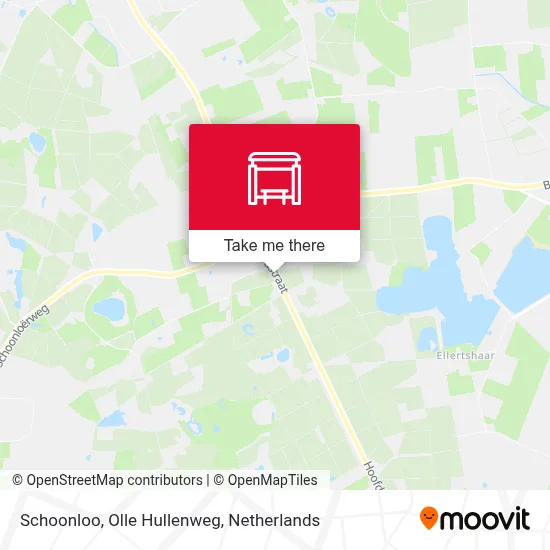 Schoonloo, Olle Hullenweg map