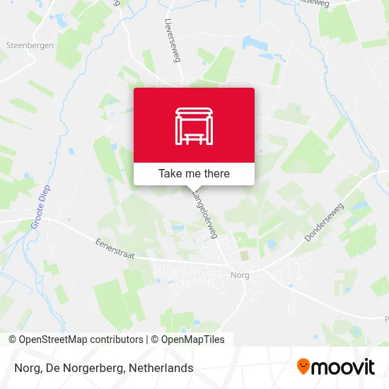 Norg, De Norgerberg map