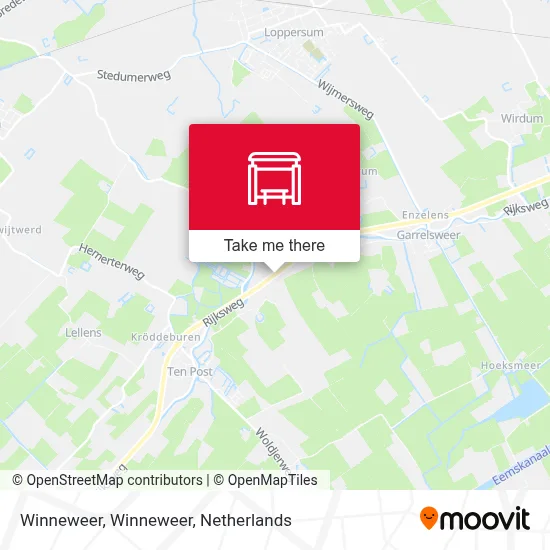 Winneweer, Winneweer map