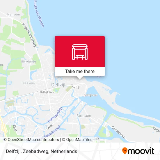 Delfzijl, Zeebadweg map