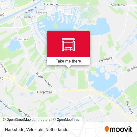 Harkstede, Veldzicht map