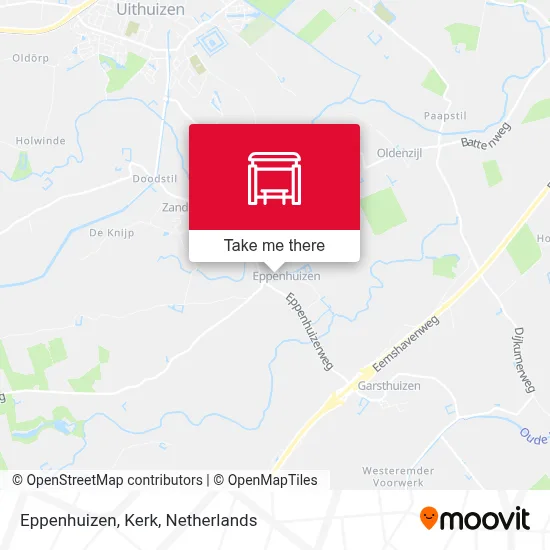 Eppenhuizen, Kerk map