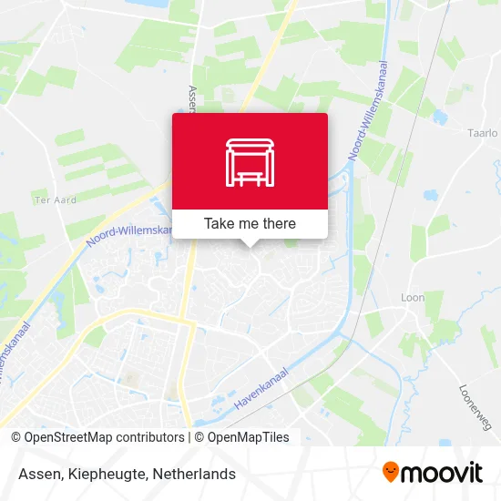Assen, Kiepheugte map