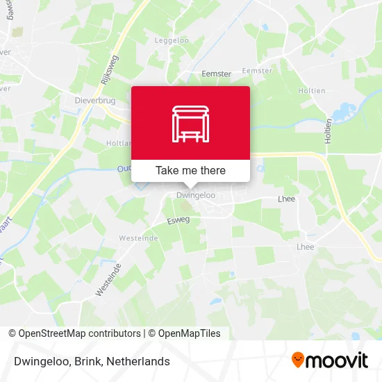 Dwingeloo, Brink map