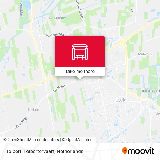 Tolbert, Tolbertervaart map