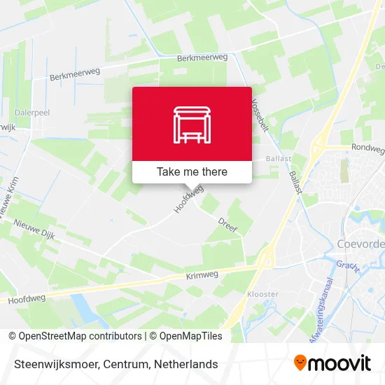 Steenwijksmoer, Centrum map