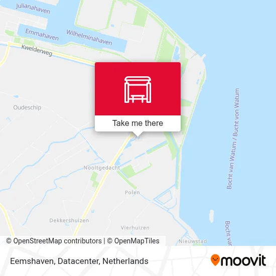 Eemshaven, Datacenter Karte