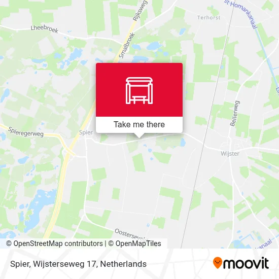 Spier, Wijsterseweg 17 map