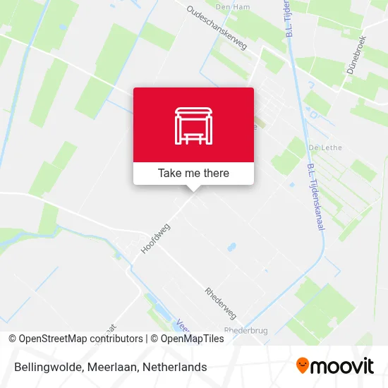 Bellingwolde, Meerlaan map