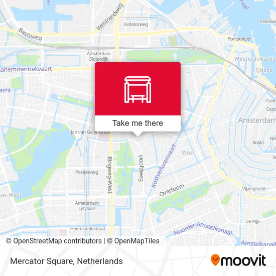 Mercatorplein map