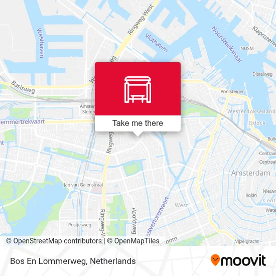 Bos En Lommerweg map