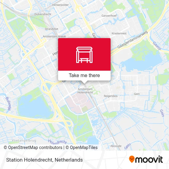 Station Holendrecht Karte