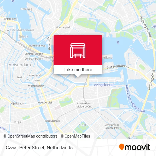 Czaar Peterstraat map
