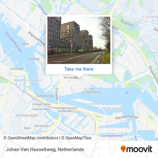 Johan Van Hasseltweg map