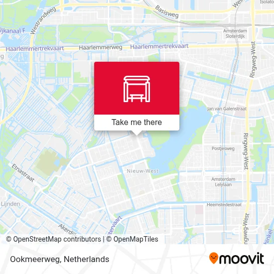Ookmeerweg map
