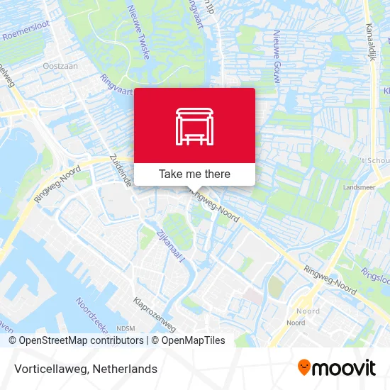 Vorticellaweg map