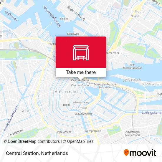 Centraal Station map