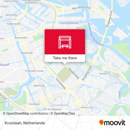 Kruislaan map
