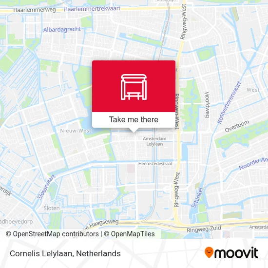 Cornelis Lelylaan map