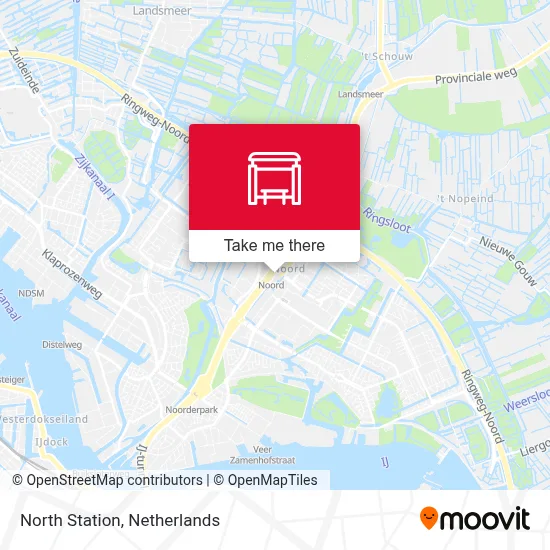 Station Noord map