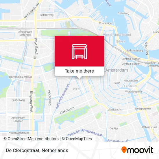 De Clercqstraat map