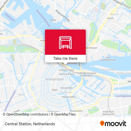 Centraal Station map