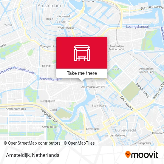 Amsteldijk Karte
