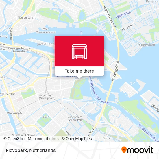 Flevopark map