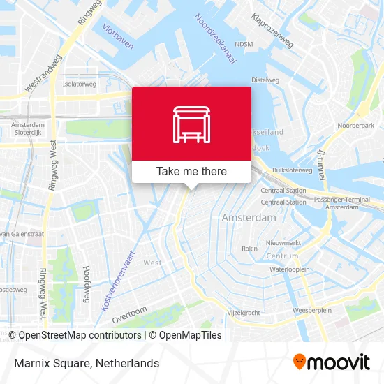 Marnixplein map