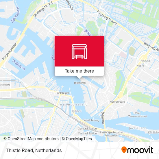 Distelweg map