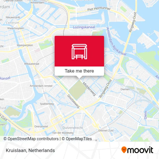 Kruislaan map