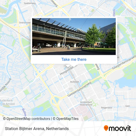 Station Bijlmer Arena Karte