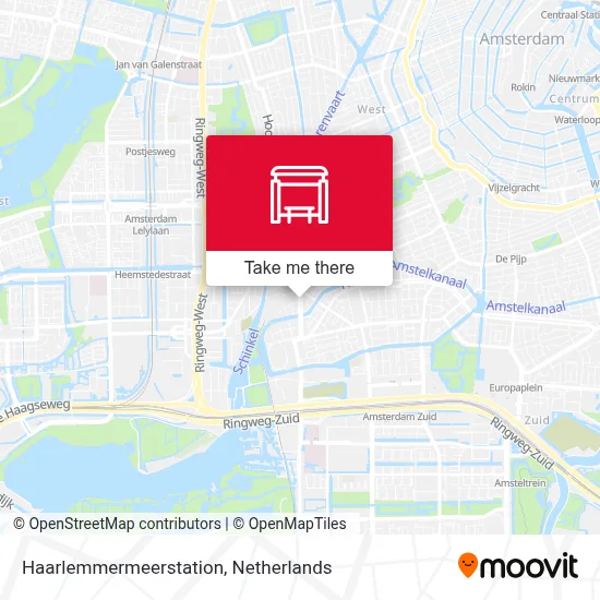 Haarlemmermeerstation map