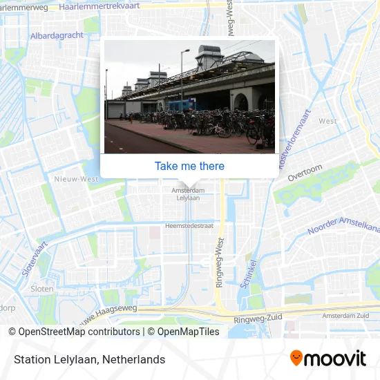 Station Lelylaan map
