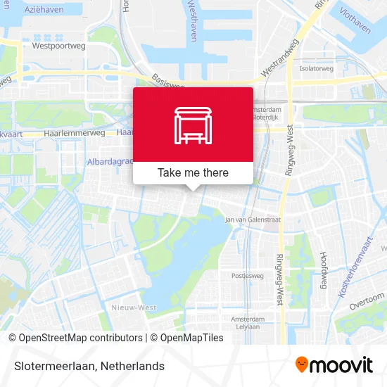 Slotermeerlaan map