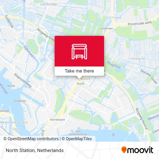 Station Noord map