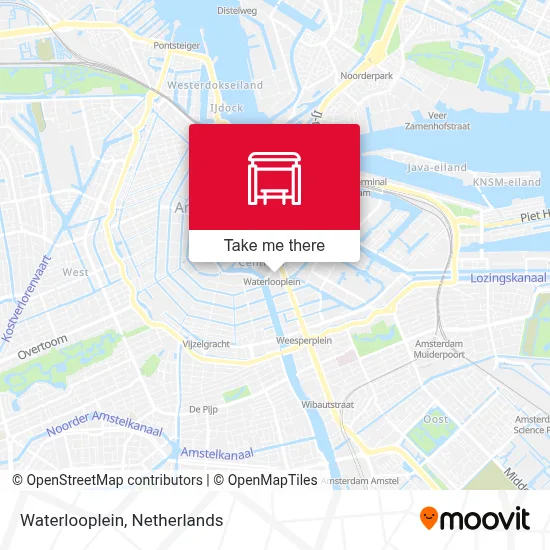 Waterlooplein Karte