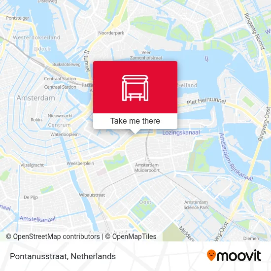 Pontanusstraat map