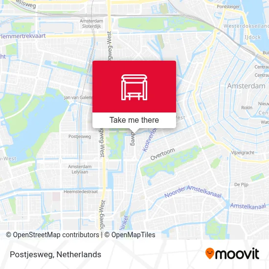 Postjesweg map