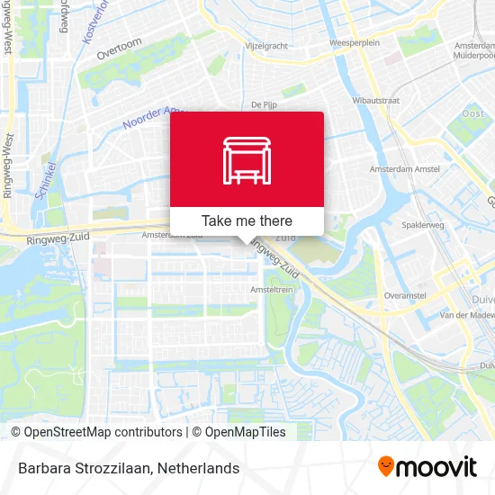 Barbara Strozzilaan map