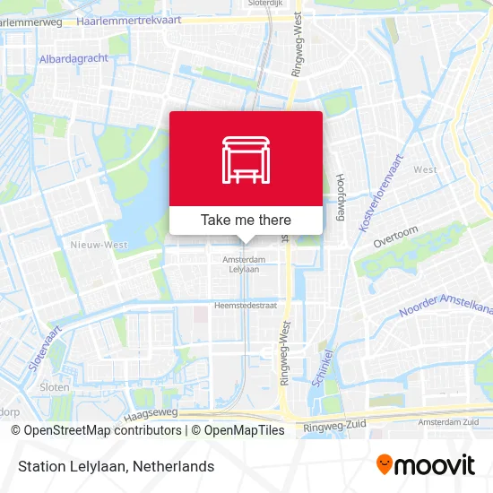 Station Lelylaan map