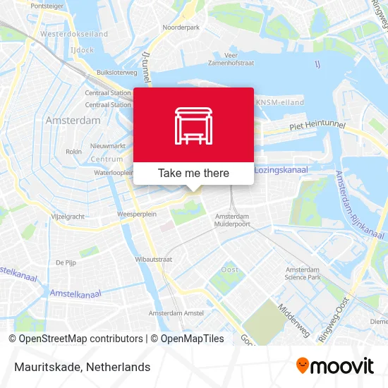 Mauritskade map