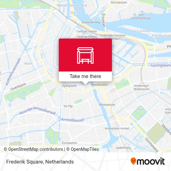 Frederiksplein map