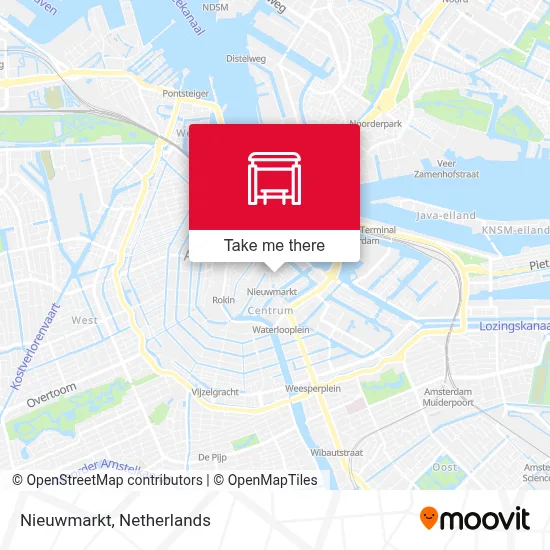 Nieuwmarkt Karte