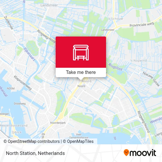 Station Noord map