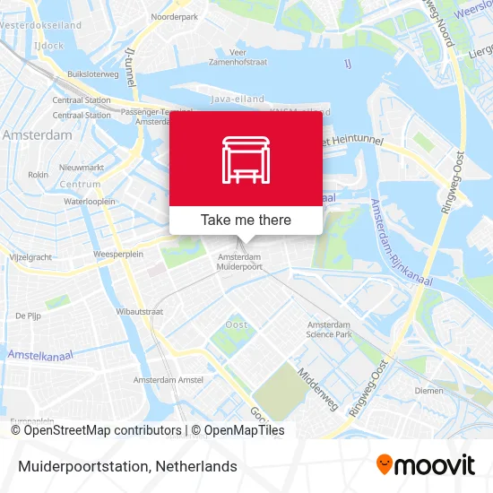 Muiderpoortstation Karte